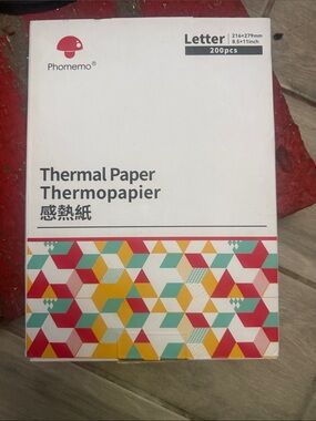 Phomemo Thermal Paper Letter Size (White) - 200pcs